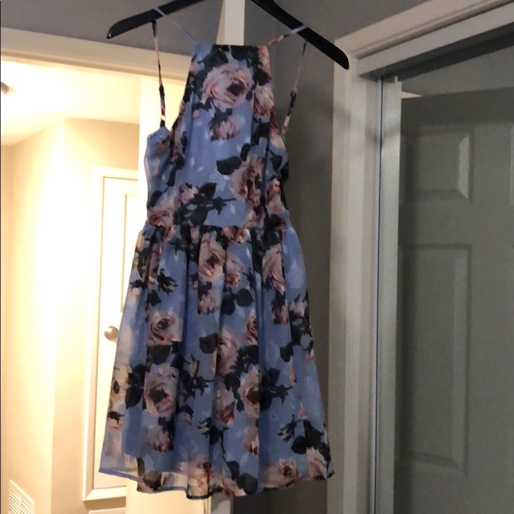 Open back dress